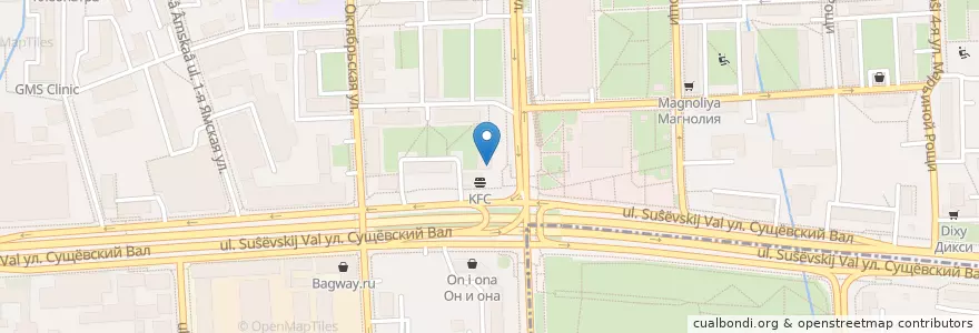 Mapa de ubicacion de Инвитро en روسيا, Центральный Федеральный Округ, Москва, Северо-Восточный Административный Округ, Район Марьина Роща.