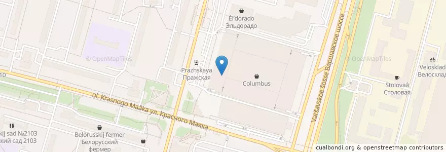 Mapa de ubicacion de IL Патио en Russia, Distretto Federale Centrale, Москва, Южный Административный Округ, Čertanovo Central'noe.