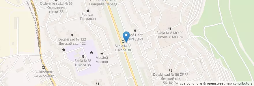 Mapa de ubicacion de РНКБ en Rusia, Южный Федеральный Округ, Sebastopol, Севастополь, Ленинский Район, Ленинский Округ.