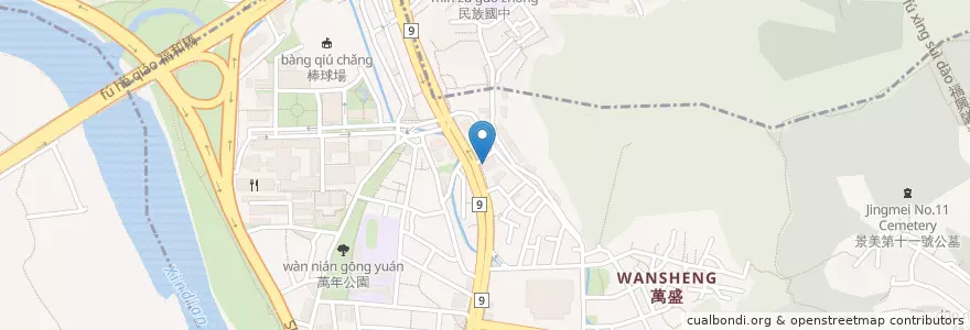 Mapa de ubicacion de 正吉動物醫院 en Taiwan, 新北市, Taipei, 文山區.