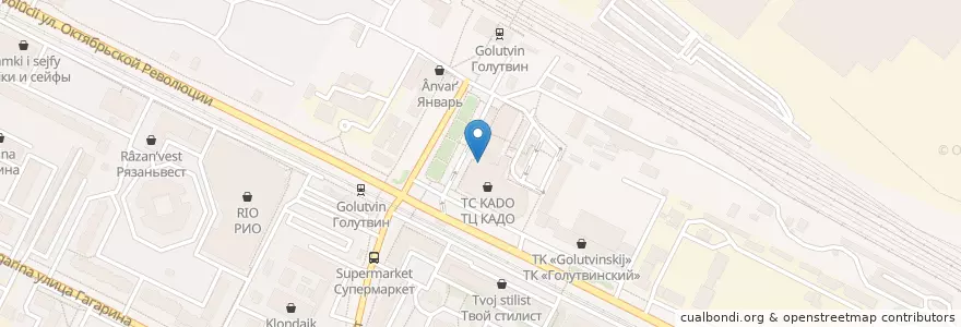 Mapa de ubicacion de Помидор en روسيا, Центральный Федеральный Округ, محافظة موسكو, Коломенский Городской Округ.