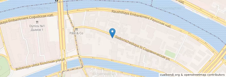 Mapa de ubicacion de Заубер en Rusia, Distrito Federal Central, Москва, Distrito Administrativo Central, Район Замоскворечье.