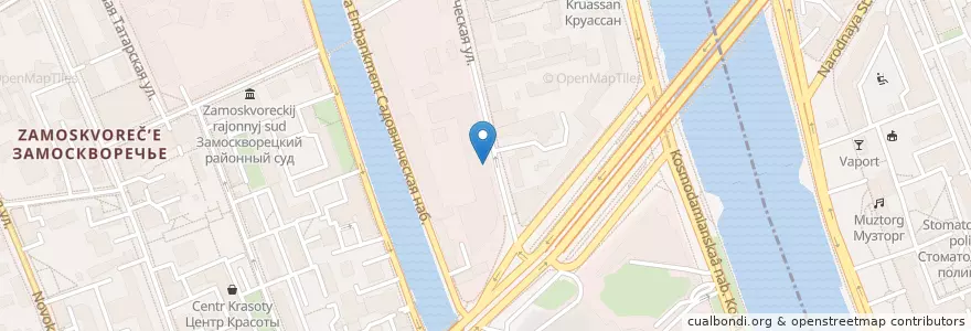 Mapa de ubicacion de Paul en Russia, Distretto Federale Centrale, Москва, Центральный Административный Округ, Район Замоскворечье.