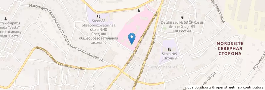 Mapa de ubicacion de Smile Center en Rússia, Distrito Federal Do Sul, Sebastopol, Севастополь, Нахимовский Район, Нахимовский Округ.