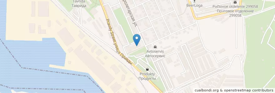 Mapa de ubicacion de Библиотека №6 en 러시아, 남부연방관구, Севастополь, Севастополь, Гагаринский Район, Гагаринский Округ.