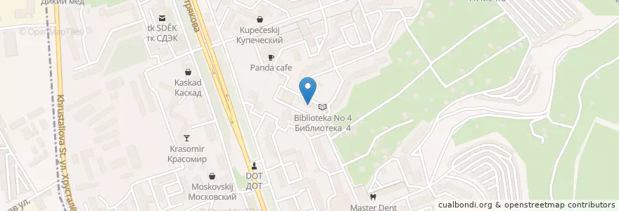 Mapa de ubicacion de Библиотека No 4 en Russland, Föderationskreis Südrussland, Sewastopol, Sewastopol, Rajon Lenin, Bezirk Lenin.