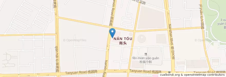 Mapa de ubicacion de 招商銀行ATM en China, Guangdong, Shenzhen, Nanshan District, Nantou Sub-District.