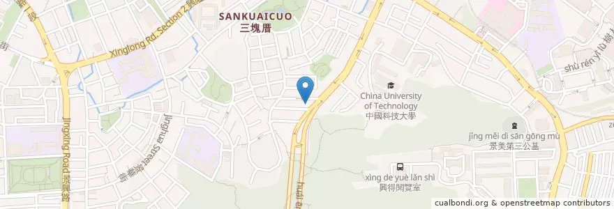 Mapa de ubicacion de 心慈老人養護所 en Taiwan, New Taipei, Taipei, Wenshan District.