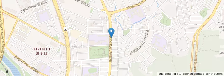 Mapa de ubicacion de 聖德牙醫診所 en تایوان, 新北市, تایپه, 文山區.
