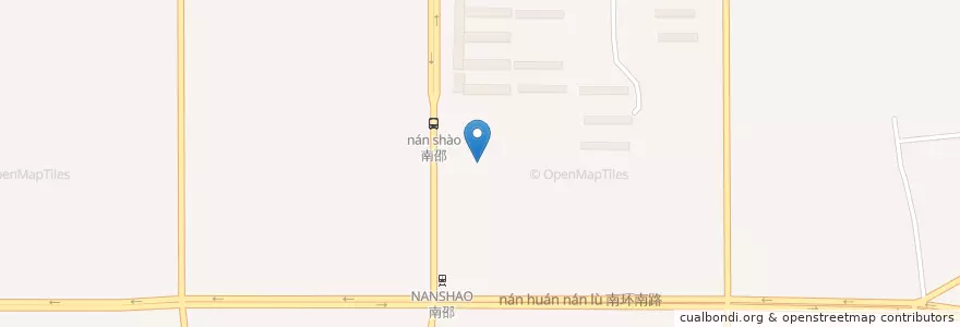 Mapa de ubicacion de Nanshao Middle School Ground en China, Beijing, Hebei, Changping District.