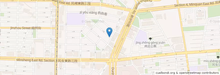 Mapa de ubicacion de Milkglider Latteartist Unity en Taiwan, Neu-Taipeh, Taipeh, Songshan.