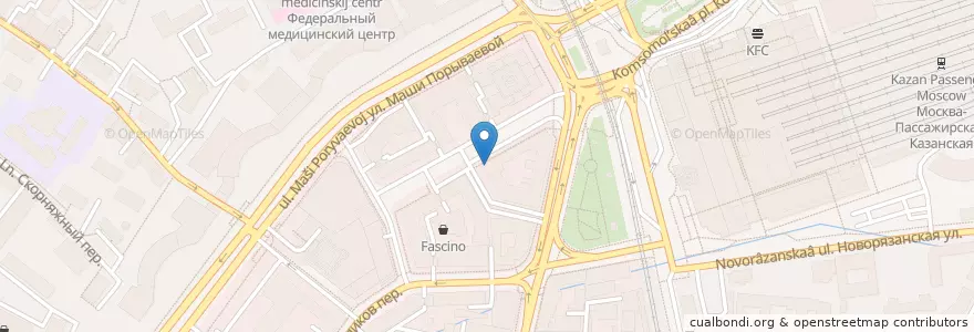 Mapa de ubicacion de МРТ en روسيا, Центральный Федеральный Округ, Москва, Центральный Административный Округ, Красносельский Район.