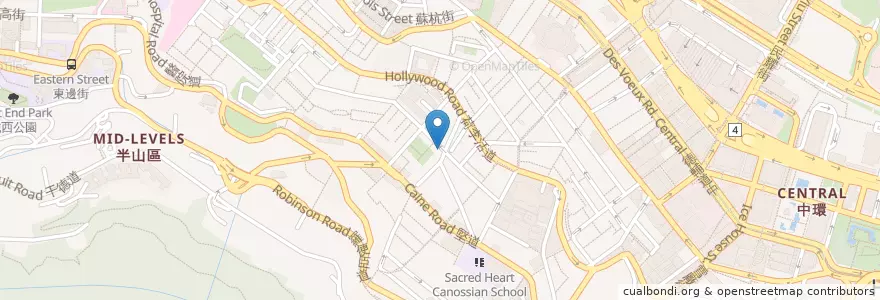 Mapa de ubicacion de Feather Boa en China, Cantão, Hong Kong, Ilha De Hong Kong, Novos Territórios, 中西區 Central And Western District.