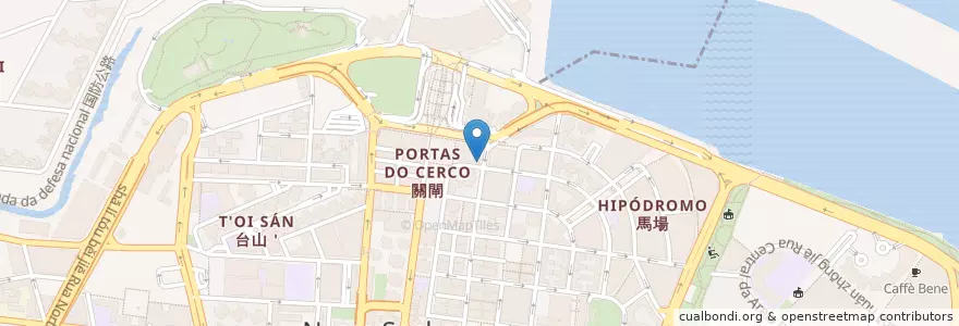 Mapa de ubicacion de Cafe Eskimo en 中国, 广东省, 珠海市, 香洲区, 花地瑪堂區 Nossa Senhora De Fátima.
