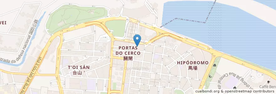 Mapa de ubicacion de 大家樂 en چین, گوانگ‌دونگ, 珠海市, 香洲区, 花地瑪堂區 Nossa Senhora De Fátima.