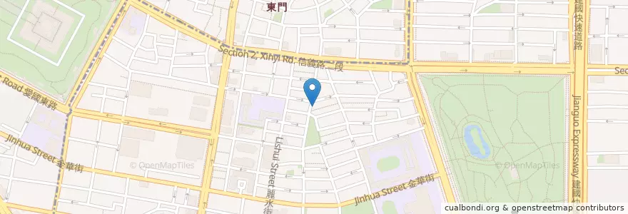 Mapa de ubicacion de 永康街芋頭大王 en 타이완, 신베이 시, 타이베이시, 다안 구.