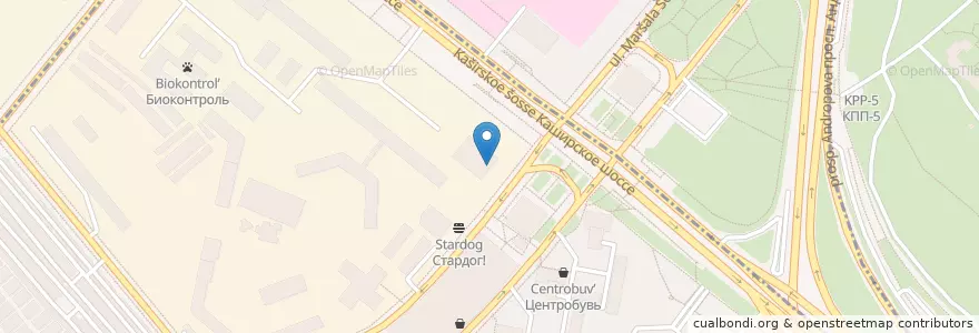 Mapa de ubicacion de Джон Сильвер en Russia, Distretto Federale Centrale, Москва, Южный Административный Округ, Район Нагатино-Садовники.