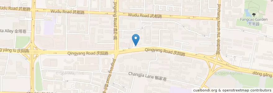 Mapa de ubicacion de 市博物馆 en Çin, Kansu, 兰州市 (Lanzhou), 城关区, 广武门街道.