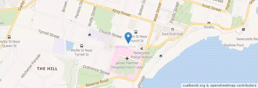 Mapa de ubicacion de closed en 오스트레일리아, New South Wales, Newcastle-Maitland.