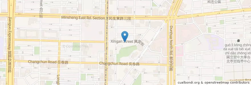 Mapa de ubicacion de 三禾自助餐 en Taiwán, Nuevo Taipéi, Taipéi, 松山區.