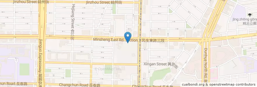 Mapa de ubicacion de 民生承安診所 en تایوان, 新北市, تایپه, 松山區.