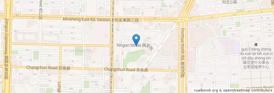 Mapa de ubicacion de 海餃七號 en Taiwan, 新北市, Taipé, 松山區.