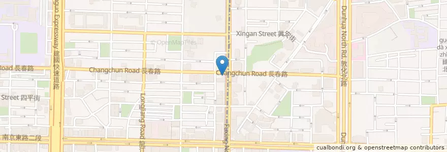 Mapa de ubicacion de 玉山商業銀行 en Taïwan, Nouveau Taipei, Taipei, District De Songshan.