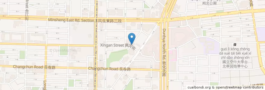 Mapa de ubicacion de 錢都日式涮涮鍋 en تايوان, تايبيه الجديدة, تايبيه, 松山區.
