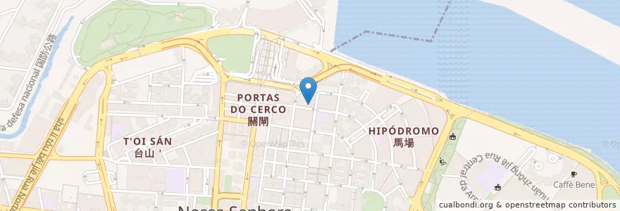 Mapa de ubicacion de 信達廣場第二座停車場 Auto-Silo do 2º Bloco da Praça Son Tat en China, Cantão, 珠海市, 香洲区, Nossa Senhora De Fátima.