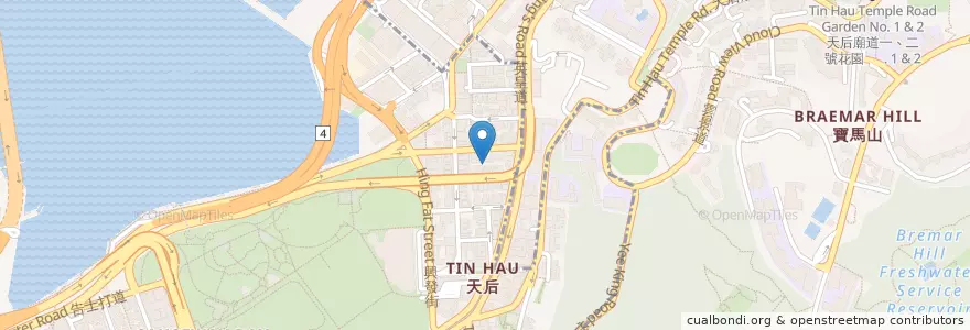 Mapa de ubicacion de 甜姨姨私房甜品 Auntie Sweet en Chine, Guangdong, Hong Kong, Île De Hong Kong, Nouveaux Territoires, 灣仔區 Wan Chai District.