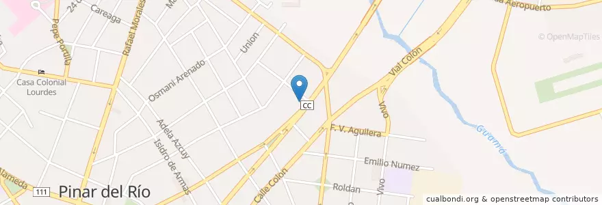 Mapa de ubicacion de CUPET Taíno en キューバ, Pinar Del Río, Pinar Del Río, Ciudad De Pinar Del Río.