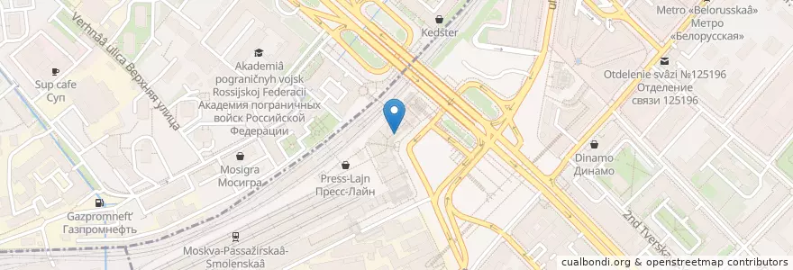 Mapa de ubicacion de Ракета en Rússia, Distrito Federal Central, Москва, Центральный Административный Округ, Тверской Район.
