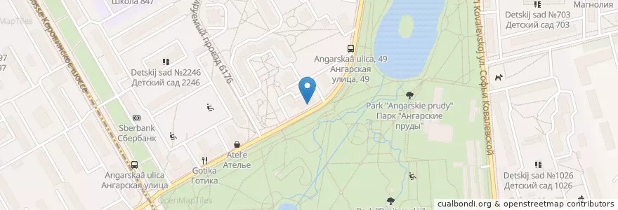 Mapa de ubicacion de Доктор рядом en Rusland, Centraal Federaal District, Moskou, Северный Административный Округ, Дмитровский Район.
