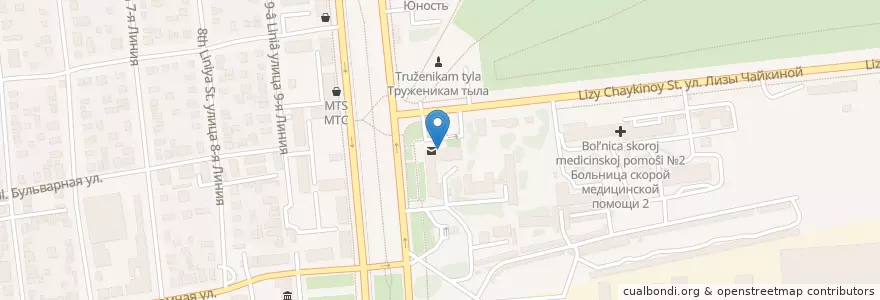 Mapa de ubicacion de ИТ Банк en Rússia, Distrito Federal Siberiano, Омская Область, Омский Район, Городской Округ Омск.