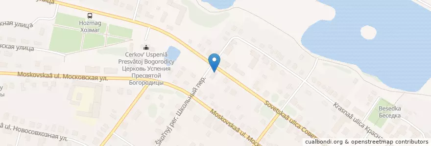 Mapa de ubicacion de Юла en Rusia, Distrito Federal Central, Óblast De Moscú, Раменский Городской Округ, Городской Округ Бронницы.