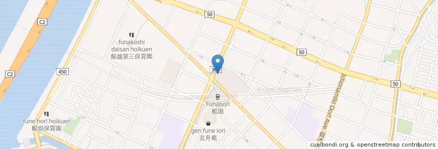Mapa de ubicacion de つきじ 植むら en Japon, Tokyo, 江戸川区.