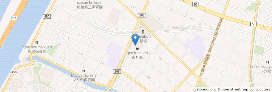 Mapa de ubicacion de Angel Pharmacy en Japan, Tokyo, Edogawa.