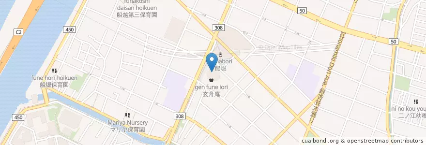 Mapa de ubicacion de 溢宝居 en Japan, Tokio, 江戸川区.
