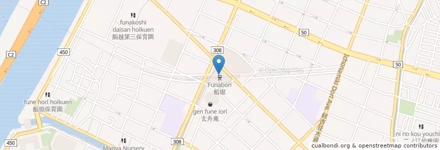 Mapa de ubicacion de CAFE &BAKERY AZALEE en Jepun, 東京都, 江戸川区.