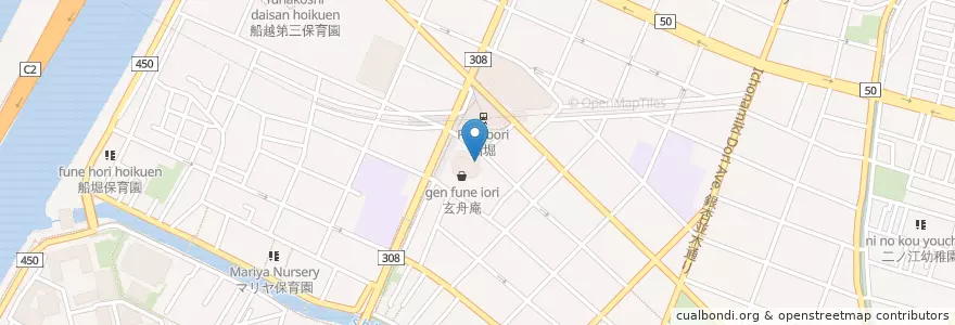 Mapa de ubicacion de モスバーガー en ژاپن, 東京都, 江戸川区.