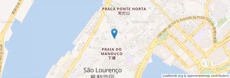 Mapa de ubicacion de Cat Cave Cafe en China, Macau, Cantão, Macau, 珠海市, 香洲区.