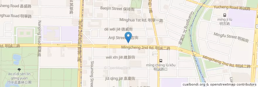 Mapa de ubicacion de 御壽司明誠店 en 臺灣, 高雄市, 三民區, 左營區.
