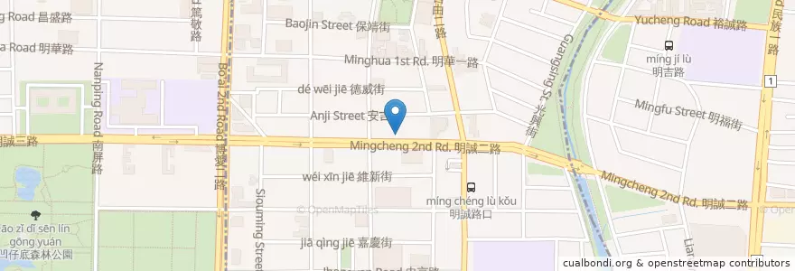 Mapa de ubicacion de 楊宜璋聯合診所 en تايوان, كاوهسيونغ, 三民區, 左營區.