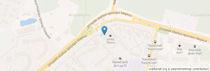 Mapa de ubicacion de Surf Coffee 'x 12Month en Russia, Distretto Federale Centrale, Калужская Область, Городской Округ Обнинск.