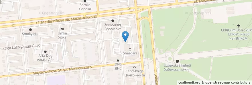 Mapa de ubicacion de Веломотодрайв en Russland, Föderationskreis Sibirien, Oblast Omsk, Омский Район, Городской Округ Омск.