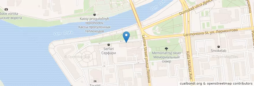 Mapa de ubicacion de Пиццот en ロシア, シベリア連邦管区, オムスク州, オムスク地区, オムスク管区.