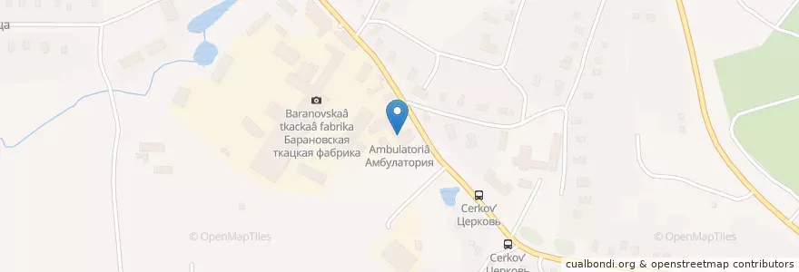 Mapa de ubicacion de Амбулатория en Rusland, Centraal Federaal District, Oblast Moskou, Городской Округ Воскресенск.