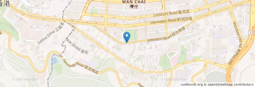 Mapa de ubicacion de Cupping room wan chai en الصين, غوانغدونغ, هونغ كونغ, جزيرة هونغ كونغ, الأقاليم الجديدة, 灣仔區 Wan Chai District.