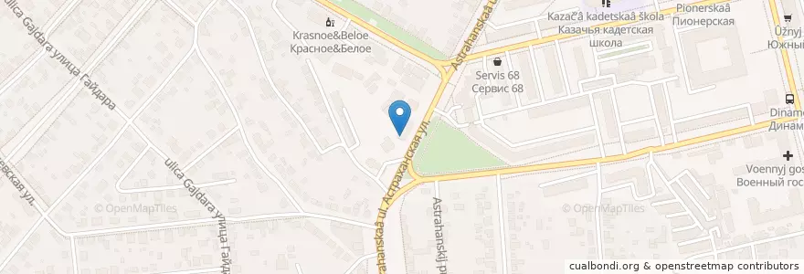 Mapa de ubicacion de dr. Айболит en ロシア, 中央連邦管区, タンボフ州, Тамбовский Район, Городской Округ Тамбов.