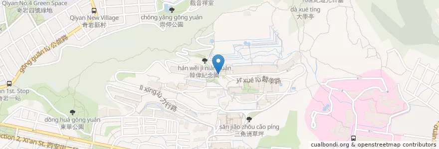 Mapa de ubicacion de 保險套販賣機 en تایوان, 新北市, تایپه, 北投區.